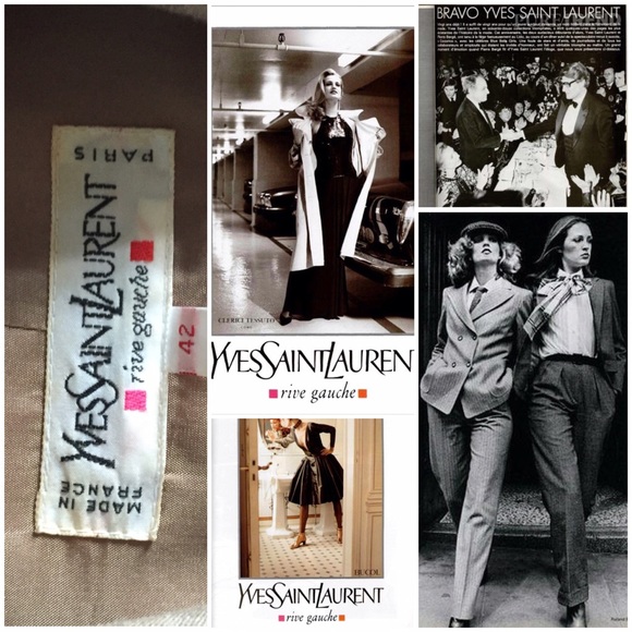 🎉HP!Yves Saint Laurent // Rive Gauche blazer coat - Picture 3 of 4