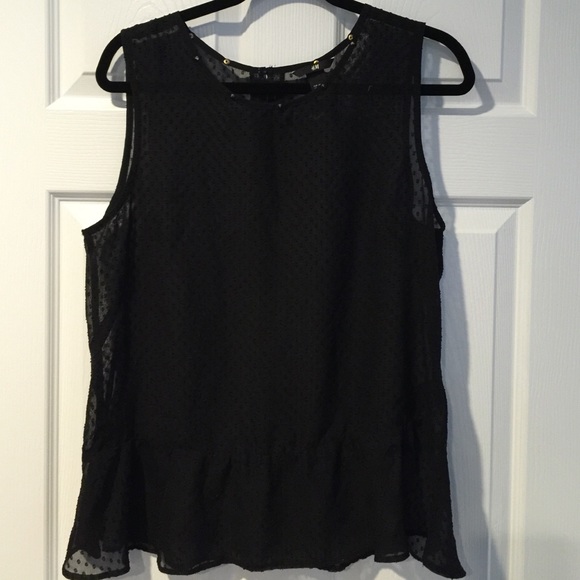 Black sheer top