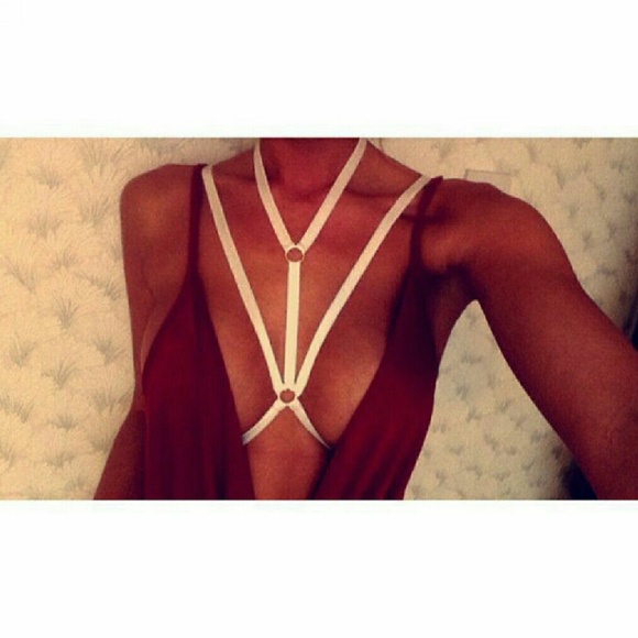 ❗️❤❗️XS,S,M,L, XL-Sexy Hollow Caged Harness Bra - Picture 3 of 3