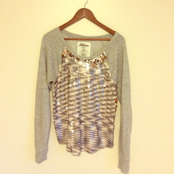 Express trendy sweater