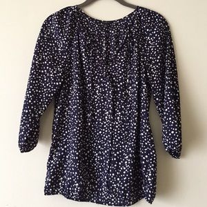 Ann Taylor Dotted Blouse