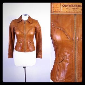handmade leather jacket by Oshwahkon