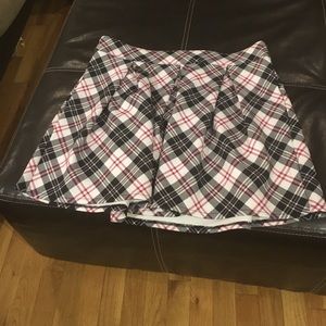 Bethany Mota plaid skirt