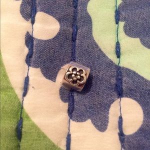 Silver Floral Pandora Charm