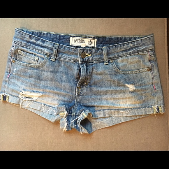 Pink Denim Cut-Offs