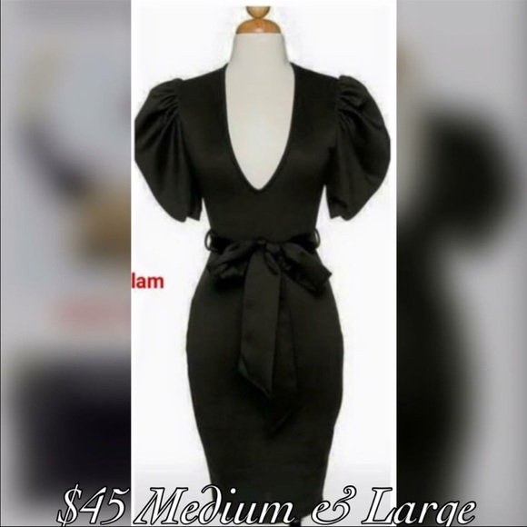 Puffy Sleeve Dress
