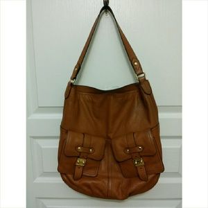 Preloved Tan Ralph Lauren Handbag