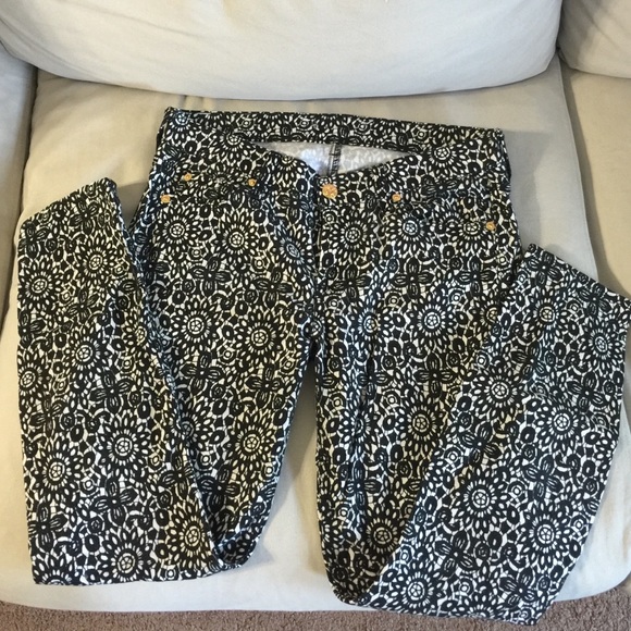 Patterned 7 For All Mankind Jeans - Picture 1 of 3