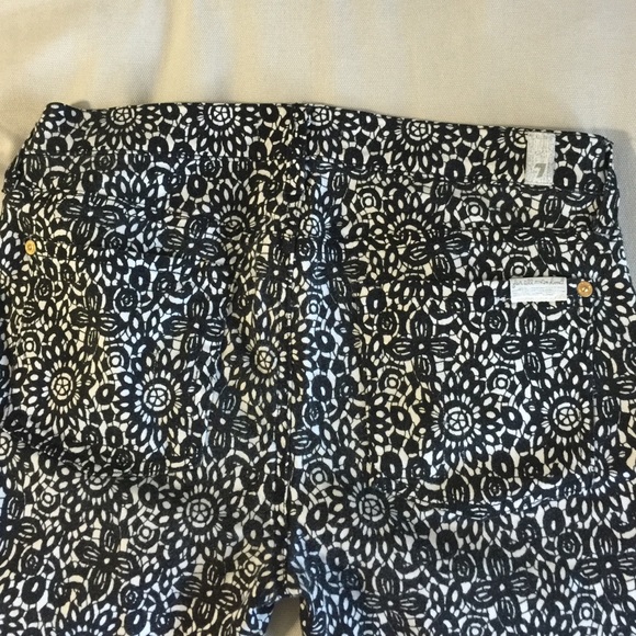 Patterned 7 For All Mankind Jeans - Picture 2 of 3