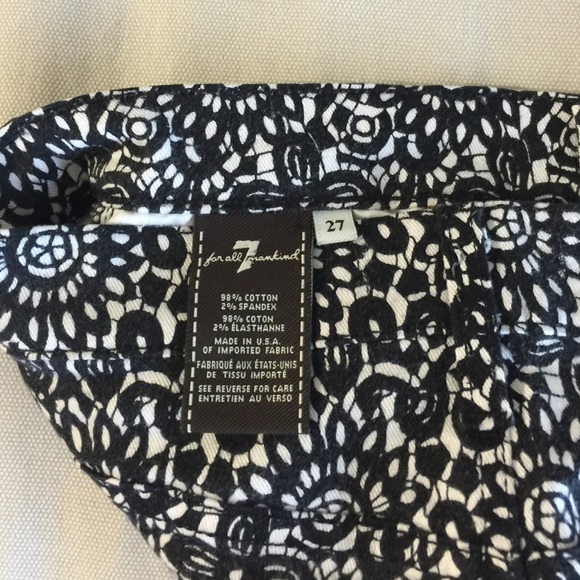 Patterned 7 For All Mankind Jeans - Picture 3 of 3