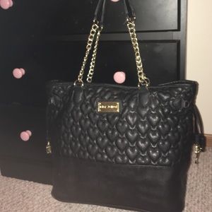 Black Betsey Johnson purse