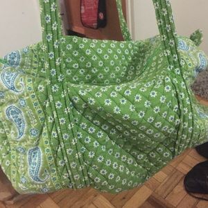 Green Apple Vera Bradley Small Duffle