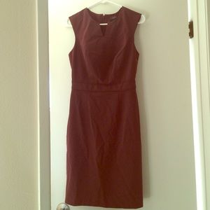 Ann Taylor Maroon Work Dress