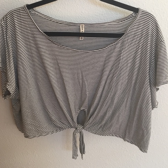 LF Crop top- small stripe