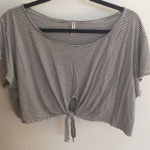 LF Crop top- small stripe