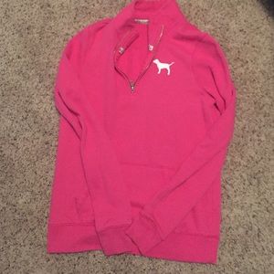 Pink crew neck