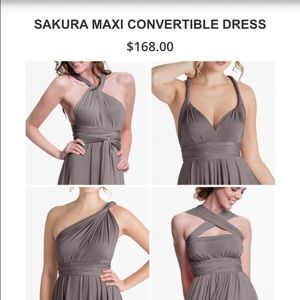 Henkaa Sakura Convertible Bridesmaid dress