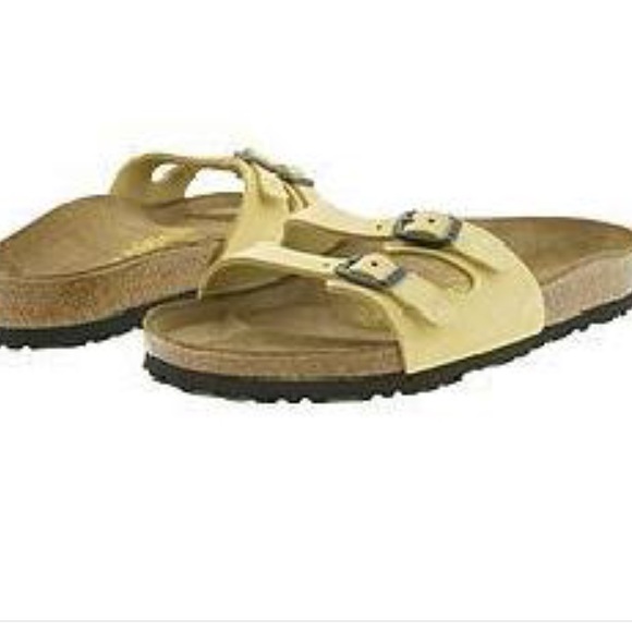 Women's Ibiza Birkenstock in Yellow :: Size 36