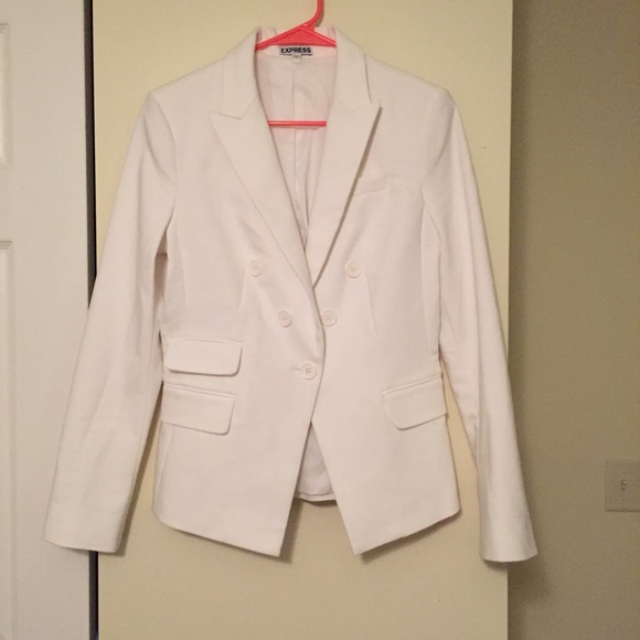 Express Chic White Blazer