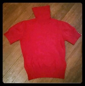 Fall Red turtleneck