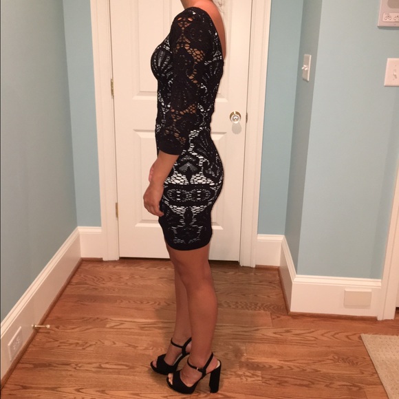Intimately Free People 3/4 Medallion Bodycon Dress - Picture 2 of 4