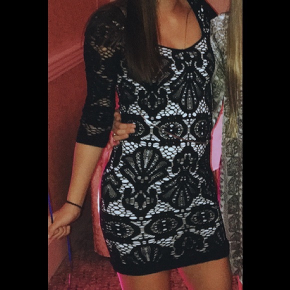 Intimately Free People 3/4 Medallion Bodycon Dress - Picture 4 of 4