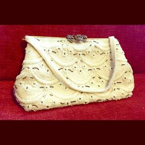Vintage 1920s beaded handbag