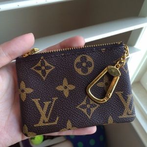 LV monogram key holder keychain wallet bag