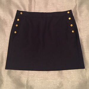 J. Crew Navy Skirt