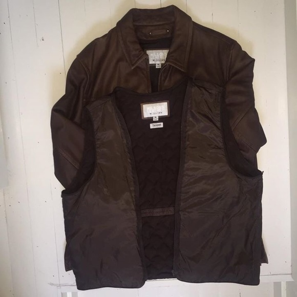 Wilson's Leather Jacket w/ Insulated Vest