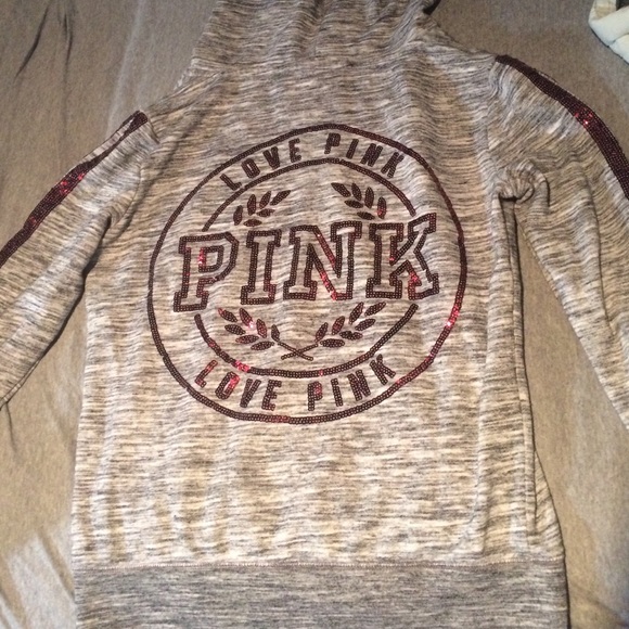 PINK zip up sparkly jacket💘