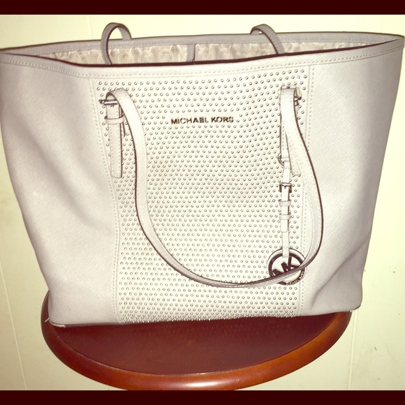 Michael Kors Jet Set Large Saffiano Leather tote