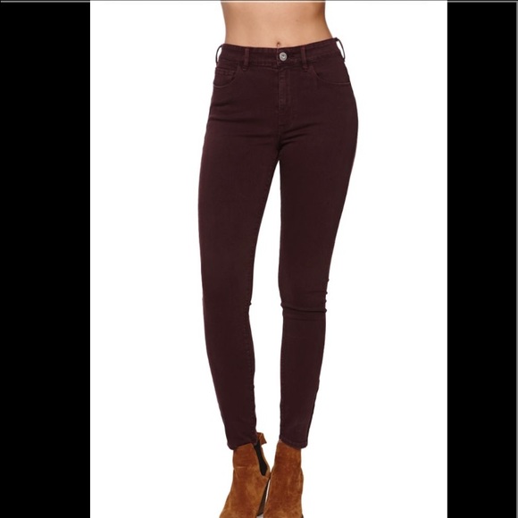 PacSun Super High Rise Skinniest Plum Jeans