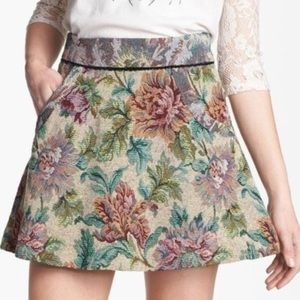 FREE PEOPLE TAPESTRY SKATER SKIRT