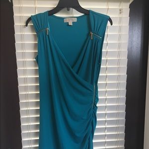 Turquoise teal Michael Kors dress