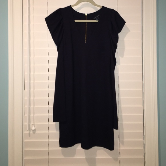 French Connection Winter Annie Puff Shoulder Dress - Picture 2 of 4