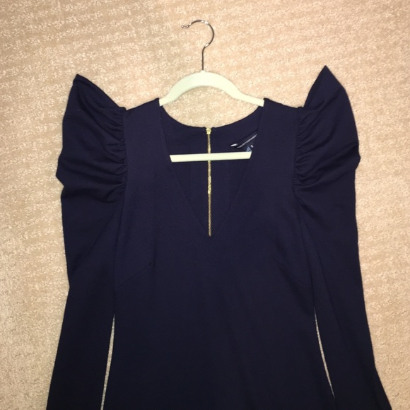 French Connection Winter Annie Puff Shoulder Dress - Picture 3 of 4