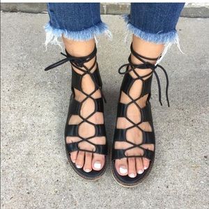 FLASH SALE: Forever 21 Laced Up Sandals Size 8