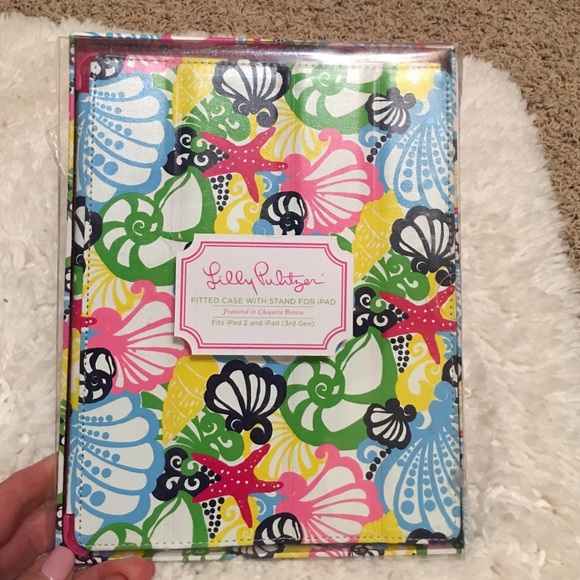 Lilly Pulitzer case with stand for iPad