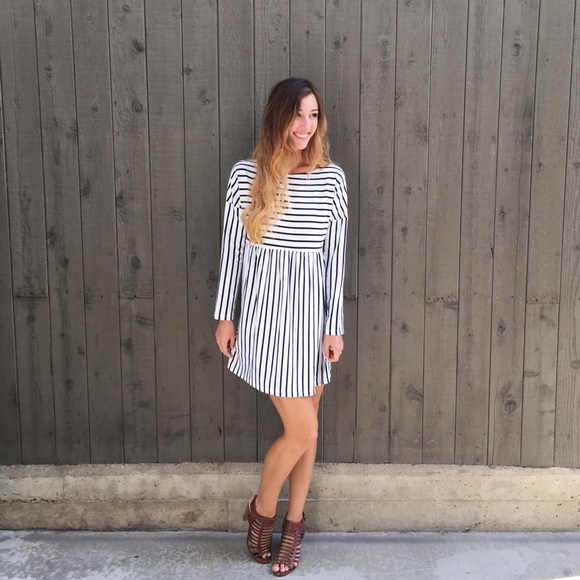 LAST ITEM | new | striped knit dress - Picture 2 of 4