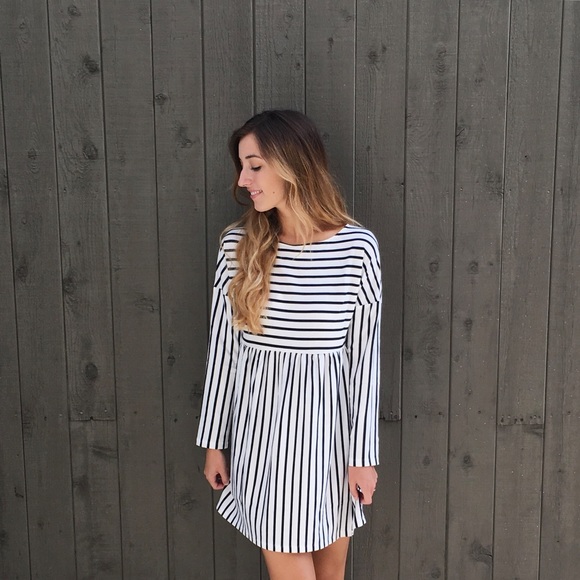 LAST ITEM | new | striped knit dress - Picture 3 of 4