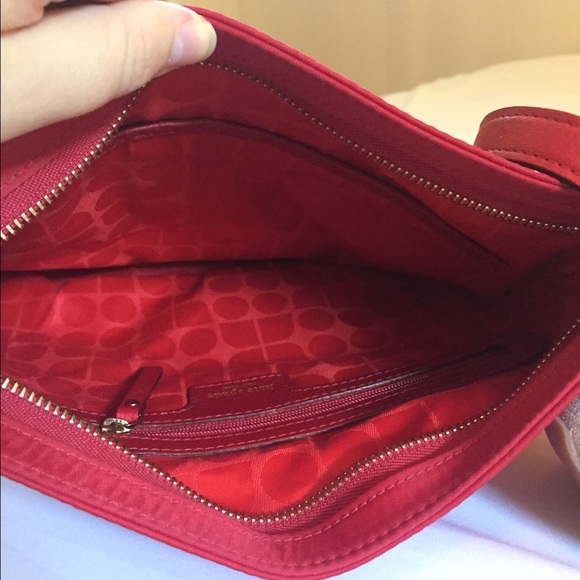 SOLD! Kate Spade red nylon 'Jan' Crossbody bag - Picture 2 of 4