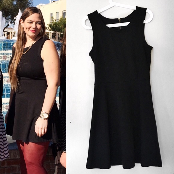 Little black dress -- super flattering silhouette!