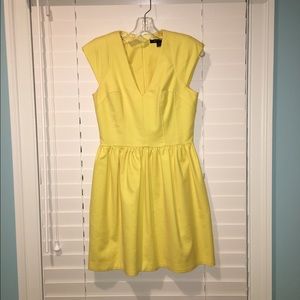 French Connection V-Neck Fit and Flare Dress
