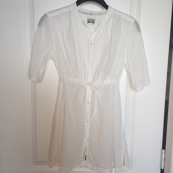 Converse One Star White Button Down