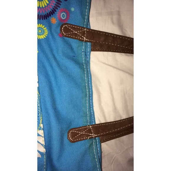 CLOSET CLOSING Blue tote bag - Picture 2 of 3