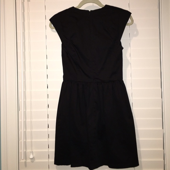 French Connection V-Neck Fit and Flare Dress - Picture 2 of 3