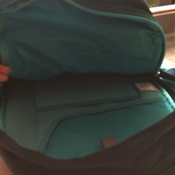 AMAZING CONDITION TEAL BOOKBAG - Picture 4 of 4