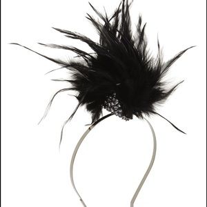 BCBG FEATHER FLAPPER RHINESTONE HEADBAND