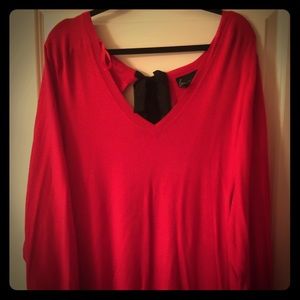 Red Lane Bryant sweater
